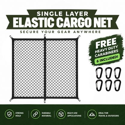 Adnvtrer - Elastic Safety Cargo Net