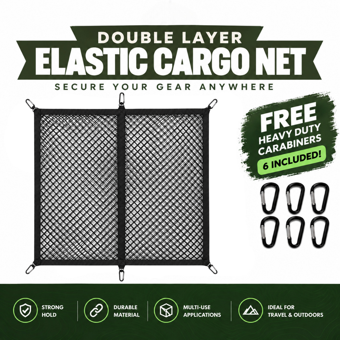 Adnvtrer - Elastic Safety Cargo Net