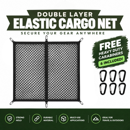 Adnvtrer - Elastic Safety Cargo Net
