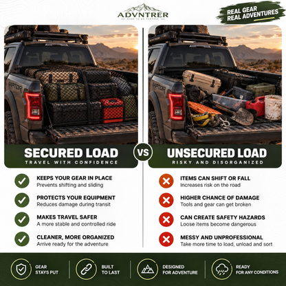 Adnvtrer - Elastic Safety Cargo Net