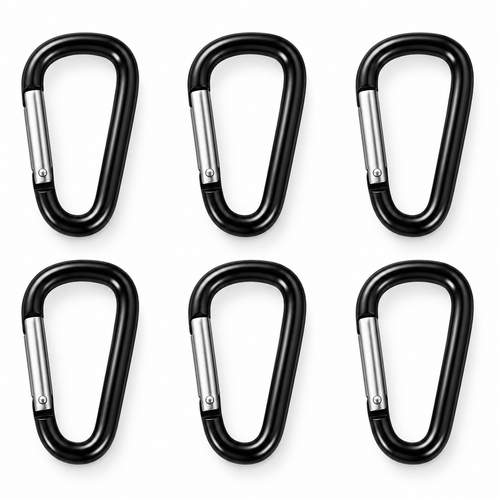 Heavy Duty Carabiners - 6 pcs